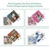 Louis Comfort Tiffany: Unfolded Peacock 1,000-Piece Puzzle view 4