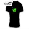 JCM Iron-On Transfer Sticker, Welsh Dragon, Neon Green view 2