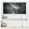 Emotional Moments: Elephants in Black & White (Premium Wall Calendar 2026, DIN A2 Landscape), Glossy Fine-Art Print: Lovable and Gentle Giants (CALVENDO Animals) view 1