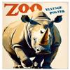 Zoo Vintage Posters Wall Calendar 2026, DIN A2 Portrait view 1