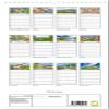 2026 Family Planner – Midi-Pyrénées, 5 Columns (Wall Calendar, 21 x 45 cm) view 2