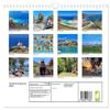 Reasons to Vacation in Crete 2026 Wall Calendar, A4 Landscape view 2