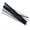 SLE Bicycle Spokes 250–303 mm, Set of 36, Galvanized Steel, Black or Silver, Black, 264 mm view 1