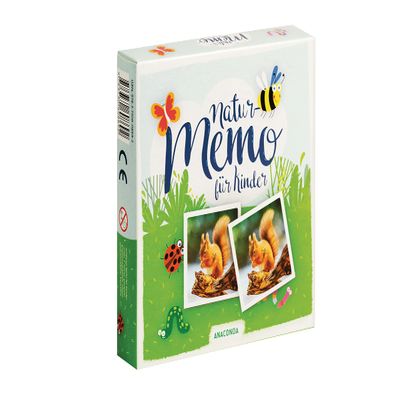 Nature Memory Game for Kids: 40 Cards in a Game Box
