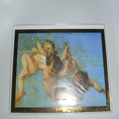 Christmas Card with 24-Door Advent Calendar and Cream Envelope, 1 pc.