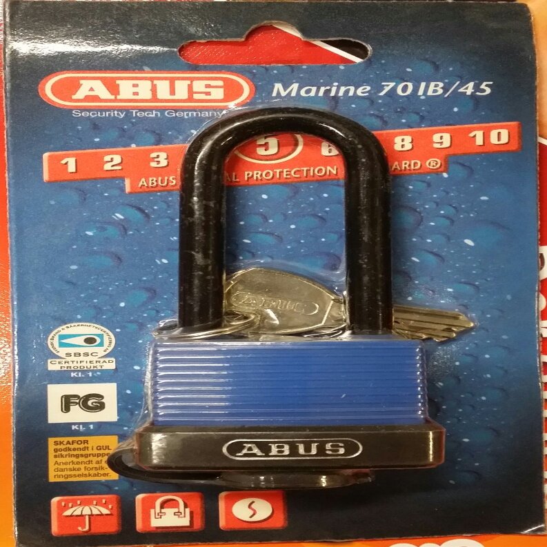 ABUS 70IB/45 Marine Padlock - 70IB/45HB63 C/0FNL I