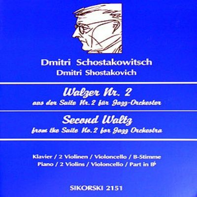 Second Waltz (2nd Jazz Suite) - Toy Piano and Violin - Book + CD