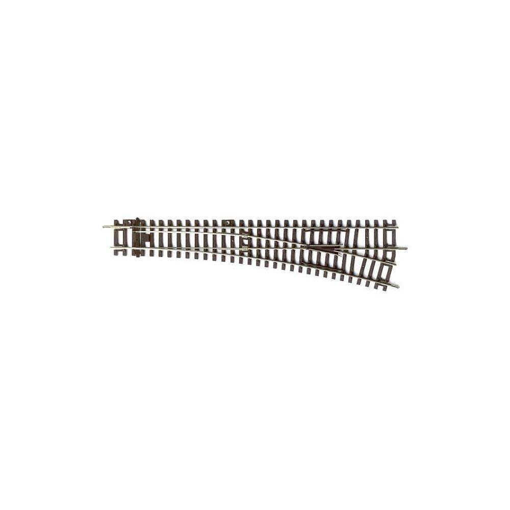 Piko H0 55221 A-Track Right-Hand Turnout, 239.07 mm, 15°, Radius 908 mm, Assorted