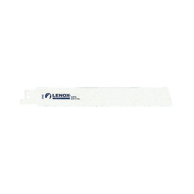 Lenox 20408808E 8 x 1 x .062 TPI Flexible E-Style Reciprocating Saw Blades, 5-Pack
