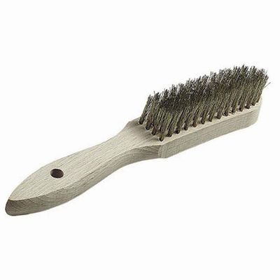 Ironside 139020 Brass Wire Brush, 3-Row, 0.30 mm Wire