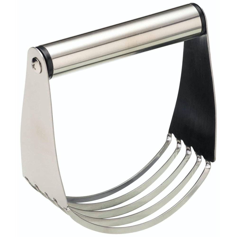 KitchenCraft Wavy Pastry Blender, Stainless Steel, Silver, 11 x 12 cm