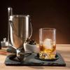 BarCraft Ice Bucket with Lid and Ice Tongs, Polished Stainless Steel, Handle, Gift Box, 1.9 L, 12 x 17 x 22 cm, Silver view 3