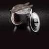 BarCraft Ice Bucket with Lid and Ice Tongs, Polished Stainless Steel, Handle, Gift Box, 1.9 L, 12 x 17 x 22 cm, Silver view 4
