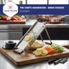 LOUIS TELLIER Chef Mandoline Slicer, Reversible, 2–4–7–10 mm, 38.5 × 11.5 × 23 cm, Made in France view 3