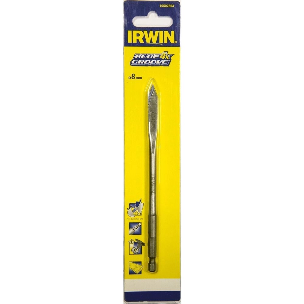 Irwin Blue Groove Flat Wood Drill Bit, IRW10502804