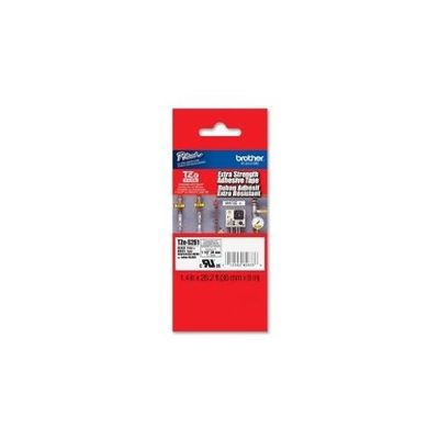 Brother TZ S261 Label Tape Cassette, 36 mm, White/Black