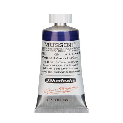 MUSSINI Finest Artists’ Resin Oil Color, Dark Cobalt Blue – 35 ml