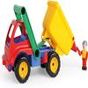 LENA 04150 Active Dump Truck, Construction Vehicle, approx. 27 cm view 2