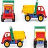 LENA 04150 Active Dump Truck, Construction Vehicle, approx. 27 cm view 3