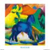 1art1 Franz Marc Blue Little Horse Art Print Poster 80 x 60 cm view 1