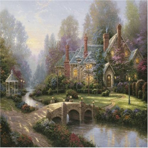 Schmidt Spiele – Thomas Kinkade, Evening Stillness, 1,000-Piece Puzzle