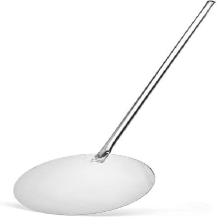 De Buyer Round Pizza Peel, Stainless Steel, 96 cm Handle, 31 cm