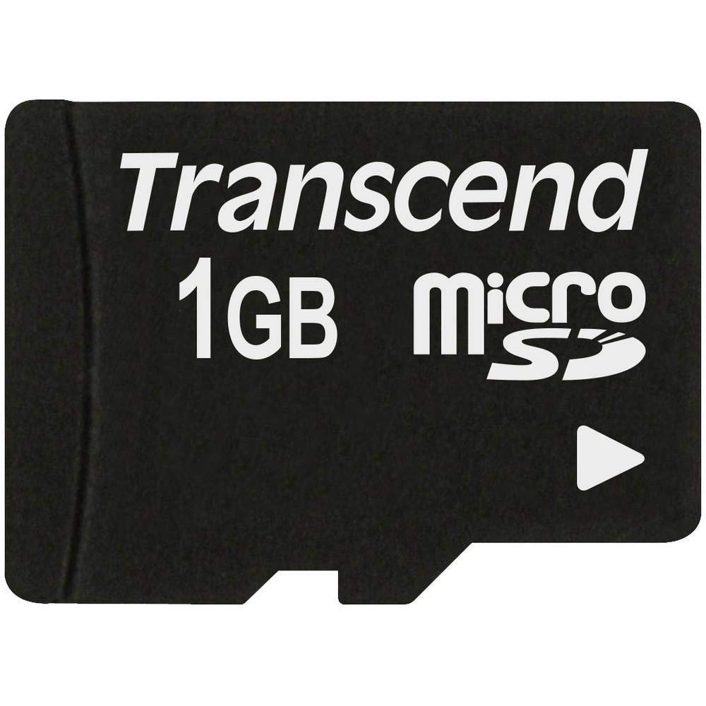 Transcend 1GB microSD Memory Card with SD Adapter