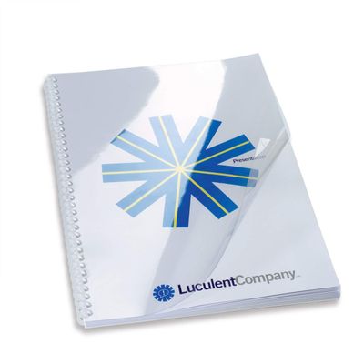GBC HiClear Binding Covers, 240 Micron, A4, Crystal Clear, 100 Count