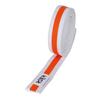 Kwon Youth Belt (Children's Belt), Multicolor 200 White-Orange-White view 1