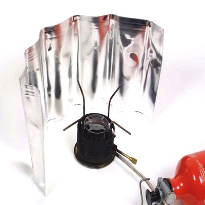 Relags Rollable Aluminum Windshield for Stoves, 18 x 50 cm