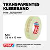 tesa tesafilm Transparent Tape – 33 m x 12 mm – 12 Rolls view 3