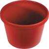 helit H6105825 Wastepaper Basket, 18 L, Red, with Continuous Grip Rim, Plastic, 1 Piece view 2