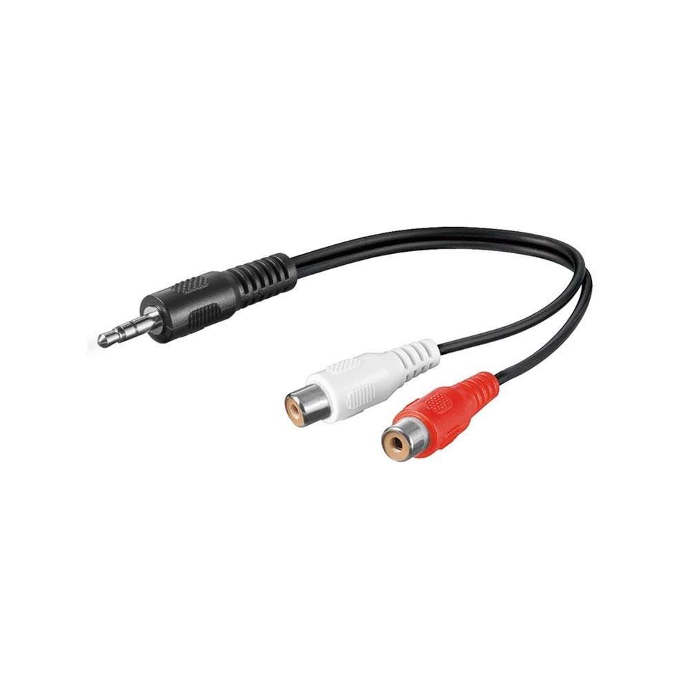 Goobay 50600 Audio Cable Adapter, 3.5 mm, 1 pc.
