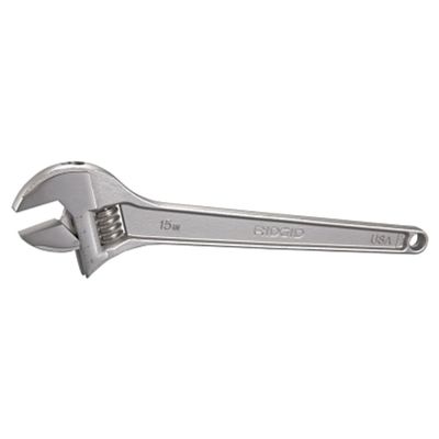 RIDGID 86922 Model 765 Adjustable Wrench, 15 in (375 mm), Metric/SAE