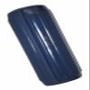 Taylor Made 571025 Big B Inflatable Boat Fender, Continuous Rope Passage, for 1.6 cm Rope, Horizontal/Vertical Mounting, Ribbed, Needle Valve, Marine-Grade Vinyl, Captain's Navy, 15.2 x 38.1 cm view 1