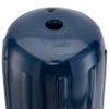 Taylor Made 571025 Big B Inflatable Boat Fender, Continuous Rope Passage, for 1.6 cm Rope, Horizontal/Vertical Mounting, Ribbed, Needle Valve, Marine-Grade Vinyl, Captain's Navy, 15.2 x 38.1 cm view 2