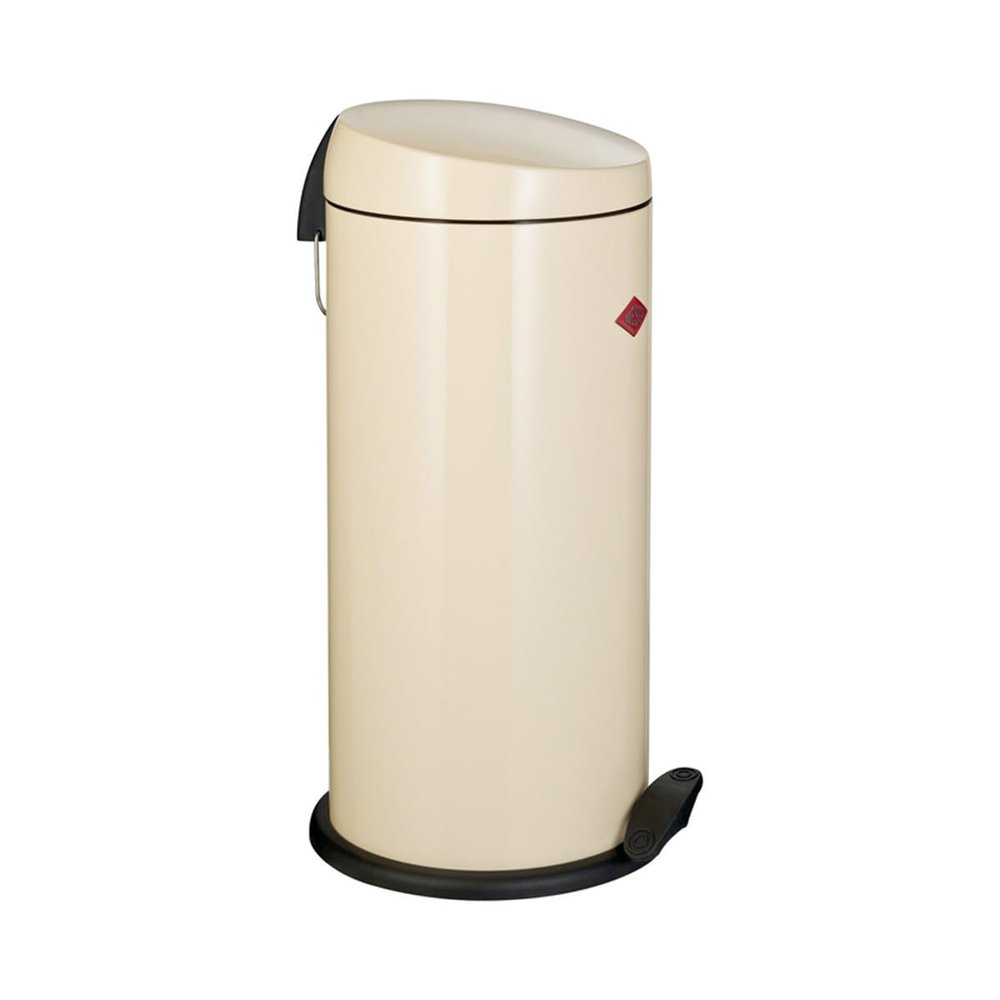 Wesco Capboy Maxi Pedal Bin, 22 L, Almond