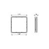 Jung CD594-0GR Blank Cover view 2