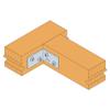Simpson ANPS Angle Connector 60 x 60 x 2.0 x 60, Hot-Dip Galvanized (ANPS206660) view 4