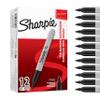 Sharpie Permanent Markers | Fine-Tip Marker Pens | Black Permanent Ink | 12-Count Set view 1