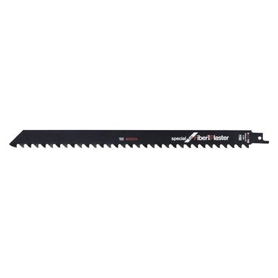 Bosch Professional 2-Piece S 1241 HM Endurance for Aerated Concrete Reciprocating Saw Blades, 300 x 22 x 1.5 mm