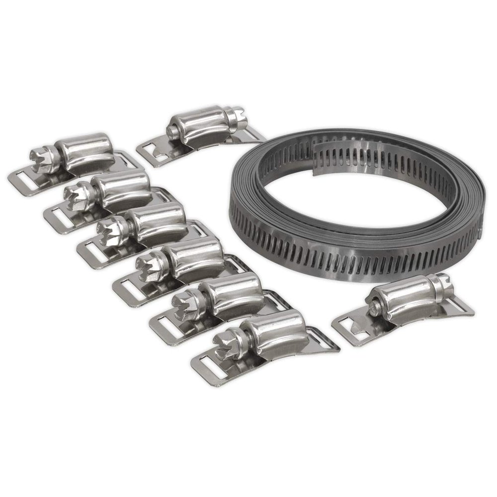 SEALEY JC972 12.7 mm Band Width DIY Hose Clamp Set