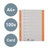 Leitz 1652-00-45 Dividers, 230 g/m², 100-pack, orange view 2