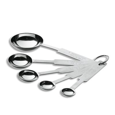 LACOR 67001 5-Piece Measuring Spoon Set, 18/10 Stainless Steel
