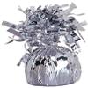 Unique Party Supplies 4939 Foil Balloon Weight - Silver, 4.5" x 2.25" view 1