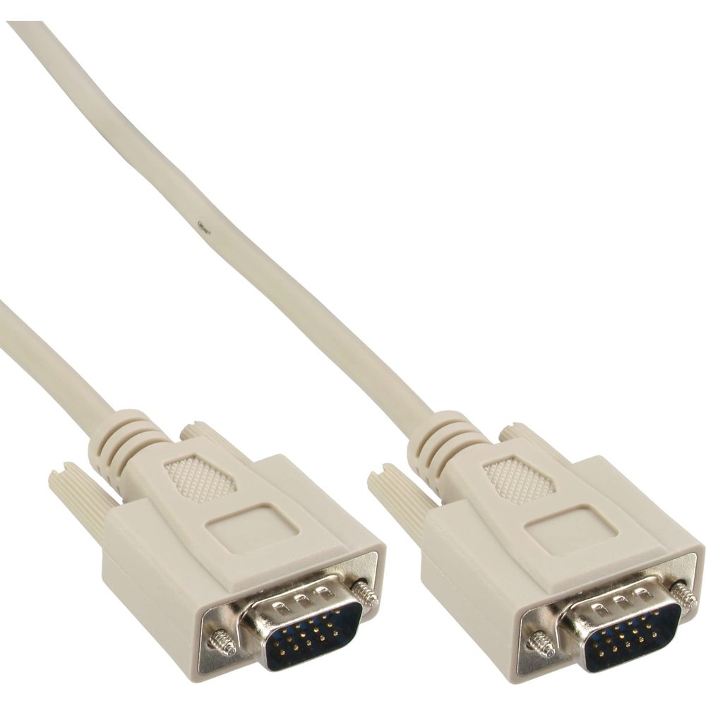 Intos 17712A VGA Cable, 15-Pin HD Male/Male, 3 m