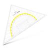Aristo AR1555/2 Set Square with Fixed Handle, 22.5 cm Hypotenuse, Transparent view 1