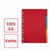 Esselte A4 Dividers, Pack of 20, 5 Tabbed Sheets, Red/Multicolor, Recycled Cardboard, 100199 view 2