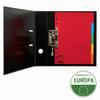 Esselte A4 Dividers, Pack of 20, 5 Tabbed Sheets, Red/Multicolor, Recycled Cardboard, 100199 view 3