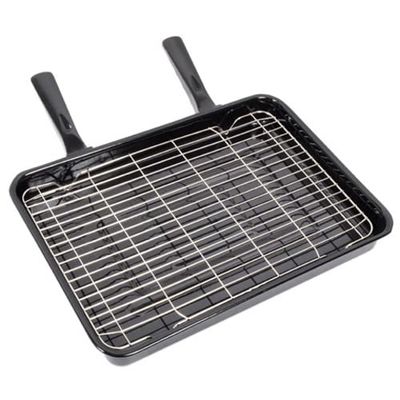 Electruepart Universal Grill Pan with 2 Handles